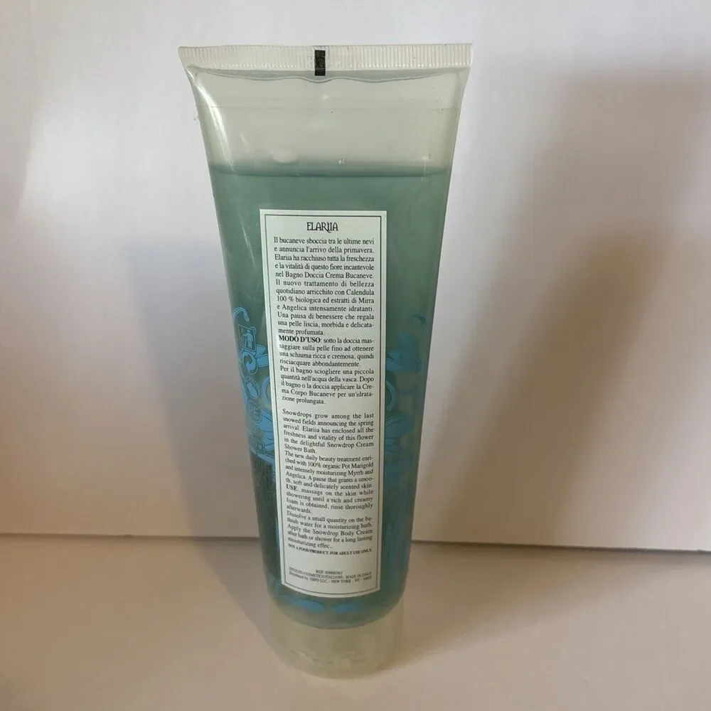 Perlier Elariia San Pellegrino Snowdrop Bath & Shower Cream 16.9 oz Sealed